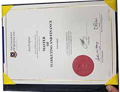 University of Queensland Degree Certificate