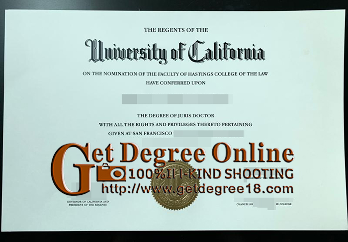 Regents of the University of California certificate