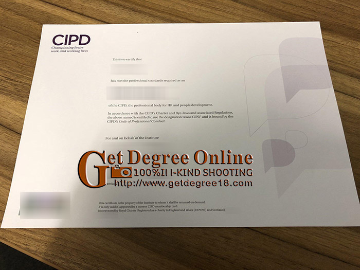 Buy CIPD fake certificate
