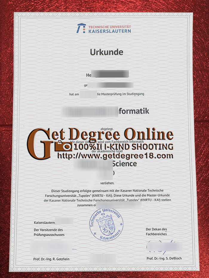 Fake TUK Diploma