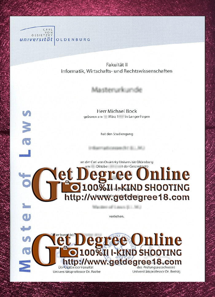 buy fake University of Oldenburg diploma.