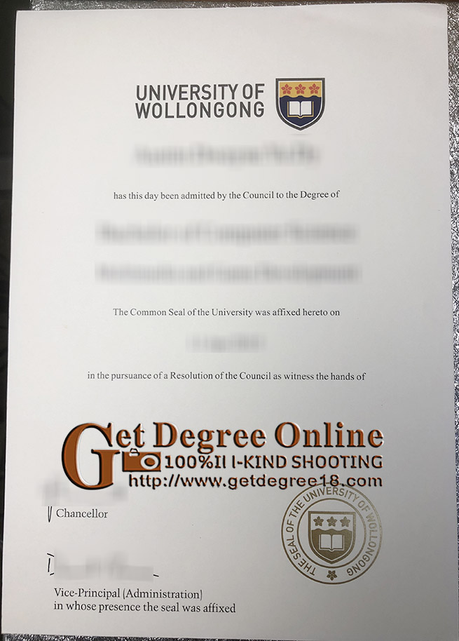 University of Wollongong fake diploma