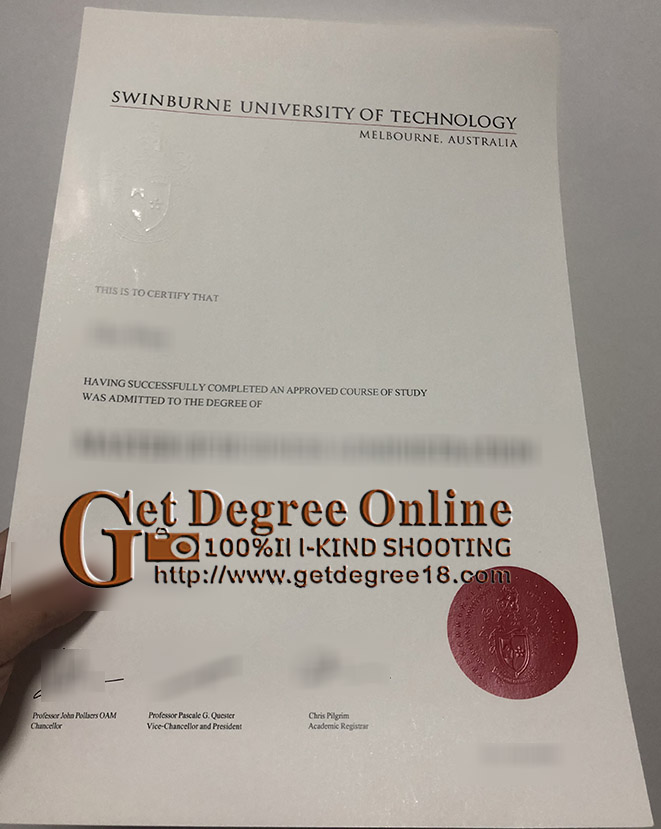 Swinburne University of Technology diploma 
