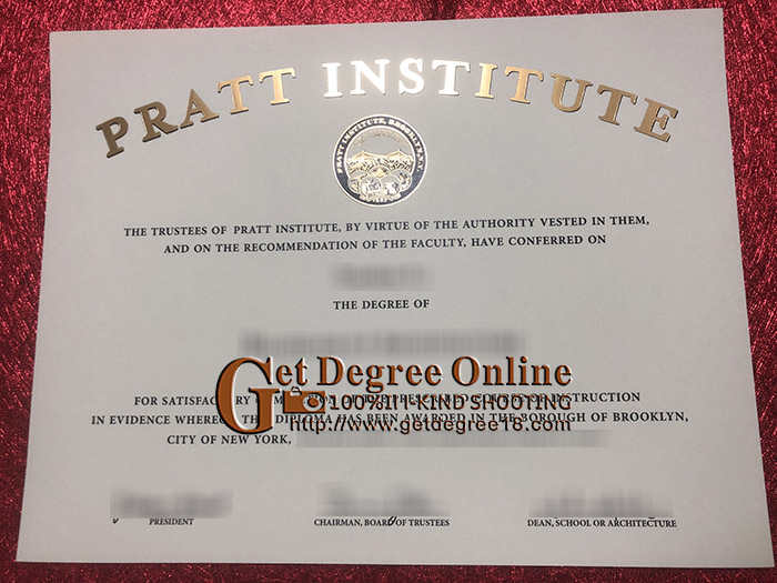 Buy Pratt Institute diploma
