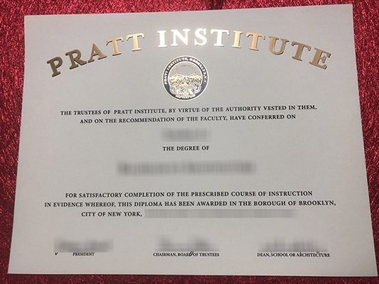 Buy Pratt Institute diploma