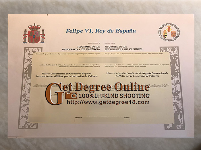 Buy University of Valencia fake diploma