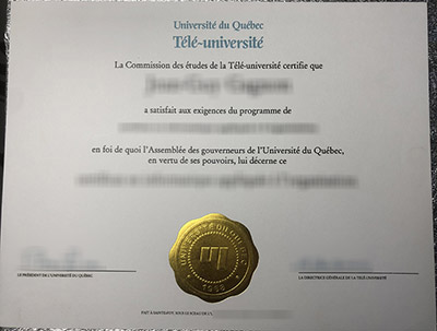Université TÉLUQ fake diploma