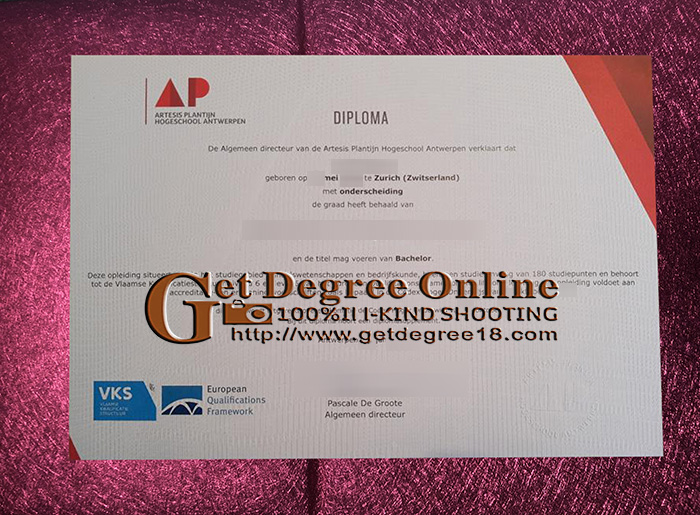 Buy AP Hogeschool Antwerpen diploma.