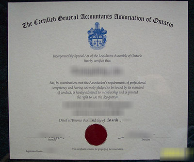 Buy fake (CGA) certificate