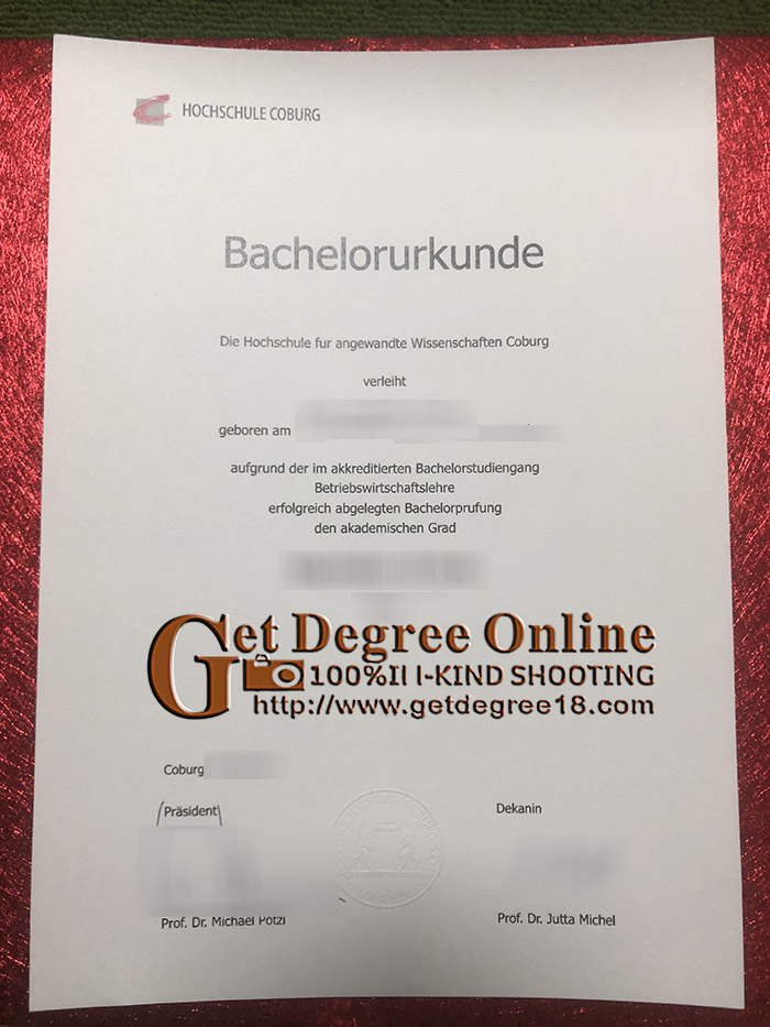 Fake Coburg University Diploma