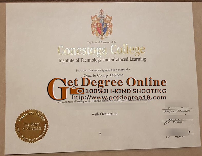 Buy Conestoga College fake diploma