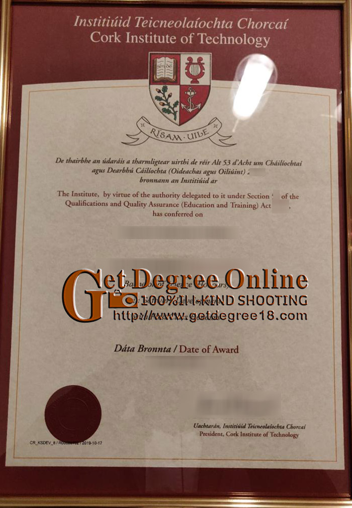 Buy Cork Institute of Technology fake diploma.