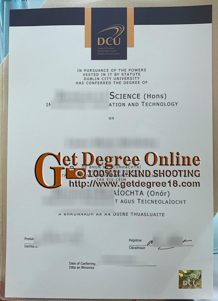 Buy fake DCU diploma