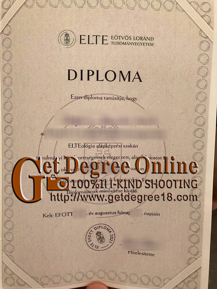 Buy fake Eötvös Rowland University(ELTE) diploma.