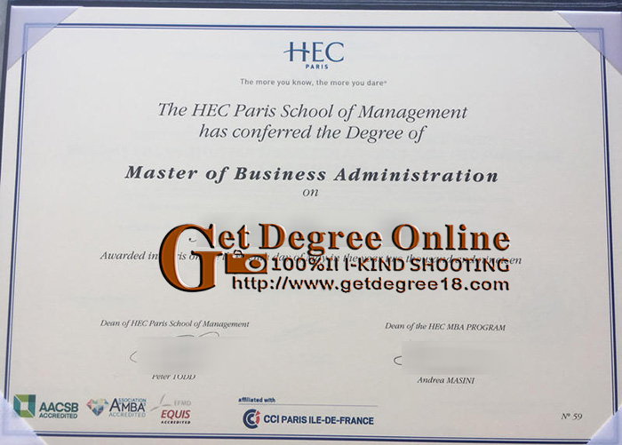 Buy fake HEC Paris Diploma