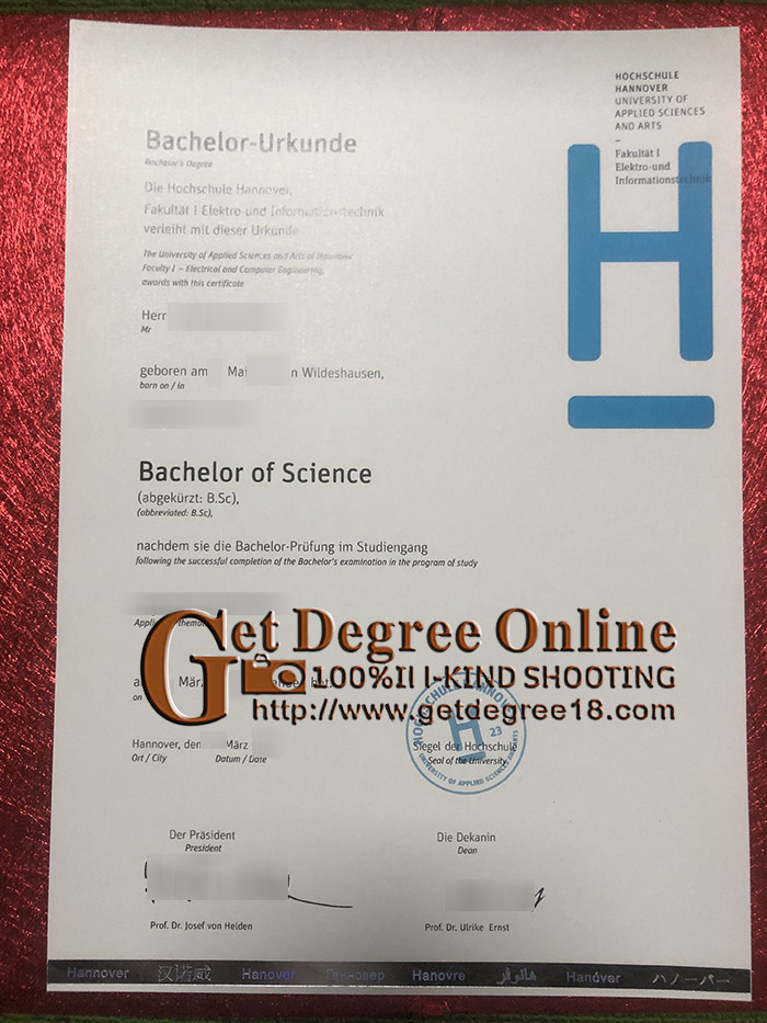 Hochschule Hannover fake Urkunde