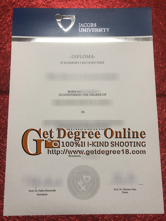 Jacobs University Bremen (JU) fake diploma