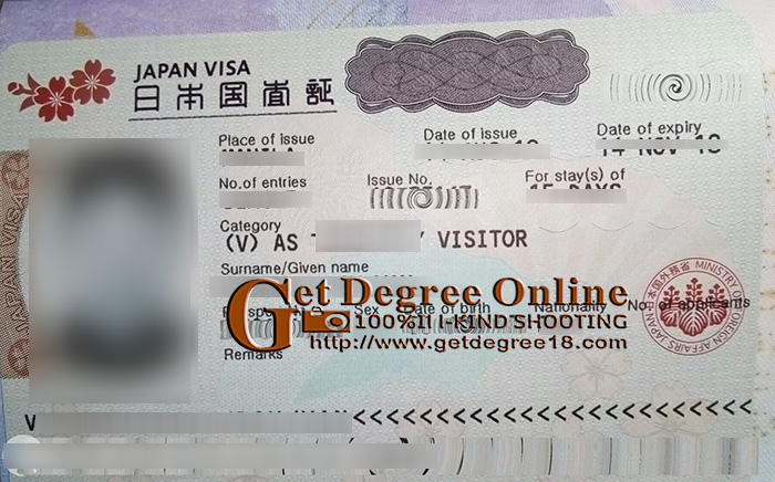 bu fake japan visa