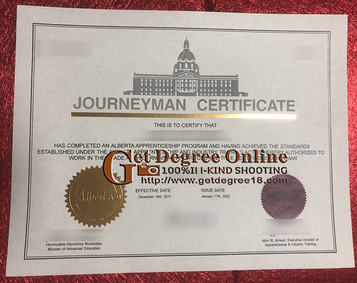 Buy journeyman certificate