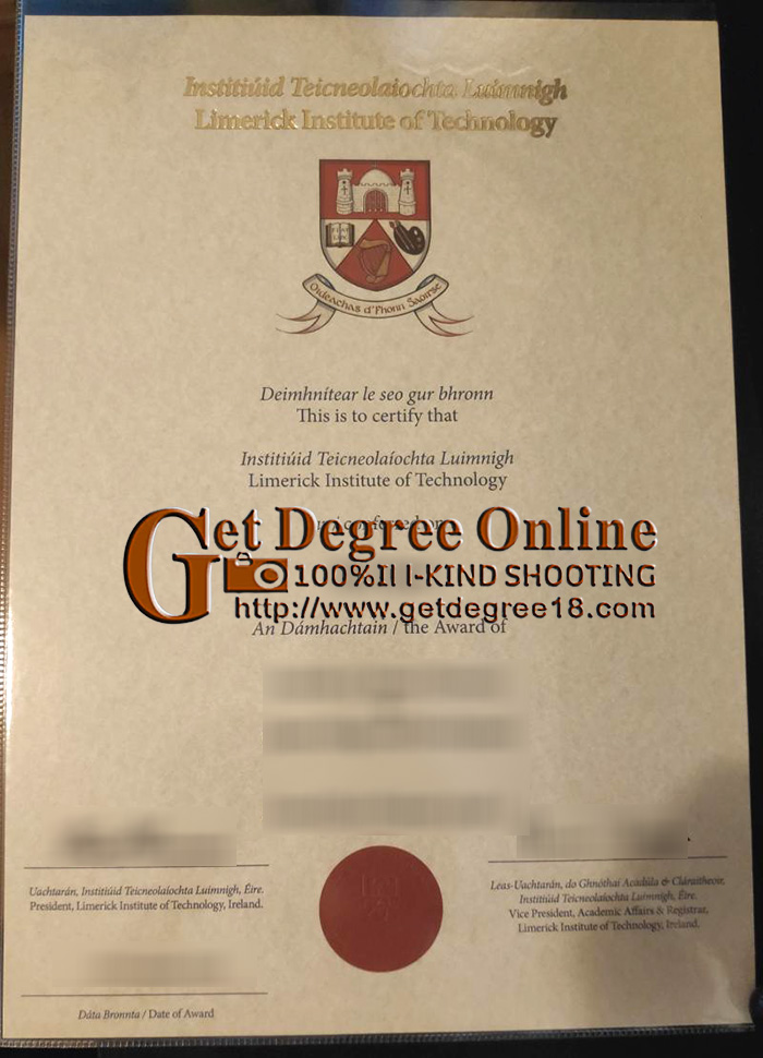 Buy fake Limerick Institute of Technology (LIT) diploma.