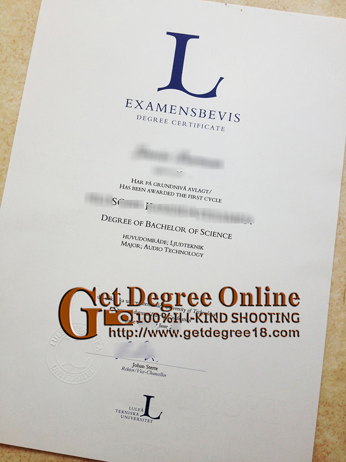 Buy Luleå University of Technology fake diploma.