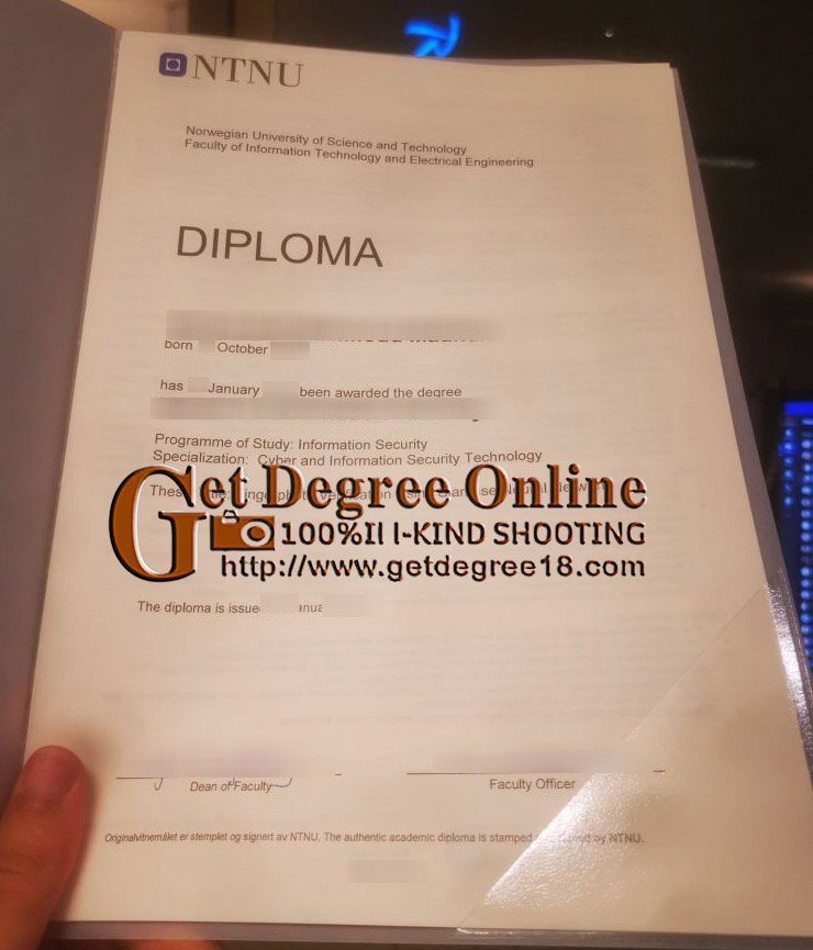 Buy Fake NTNU Diploma.
