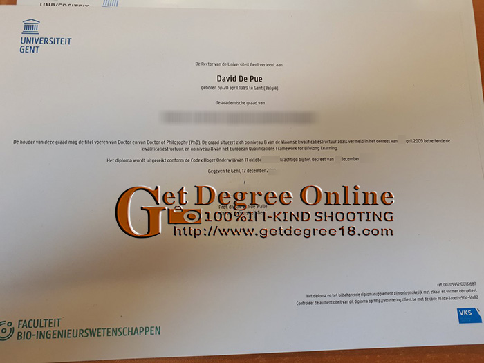 Buy (UGent) fake diploma.