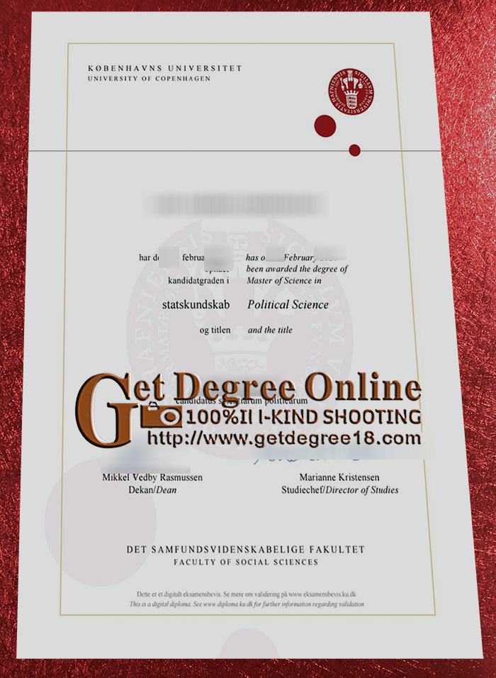 University of Copenhagen fake diploma