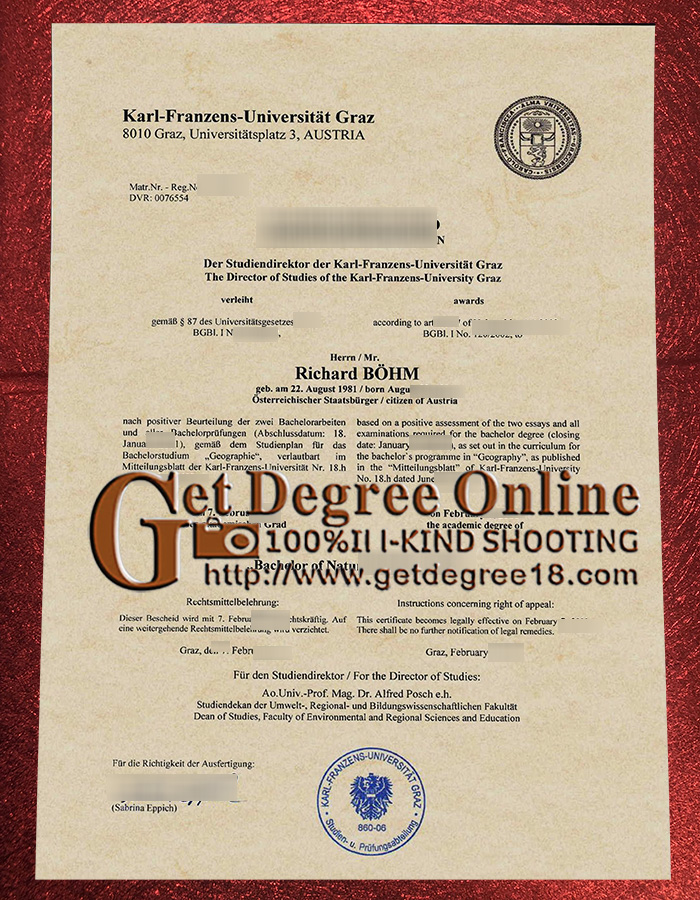 Buy (KFU Graz) diploma