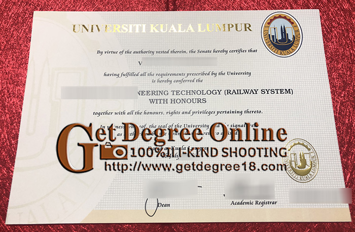 Buy (UNIKL) fake diploma