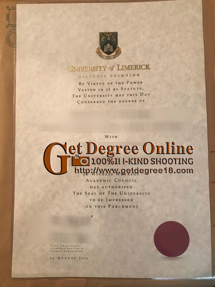 Buy fake University of Limerick (UL) diploma.
