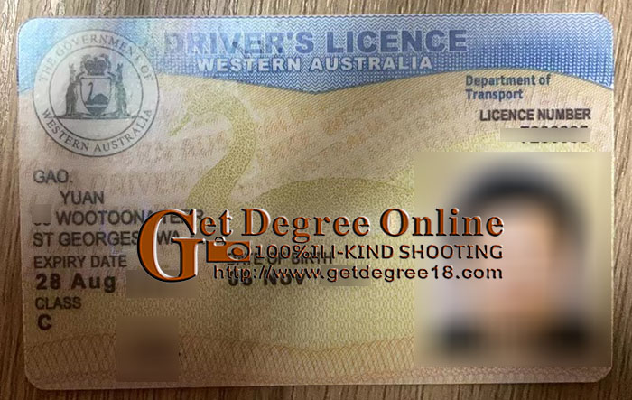 Buy western australia Fake Driver's License