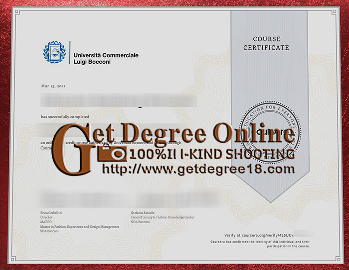 Buy fake UNIBOCCONI diploma