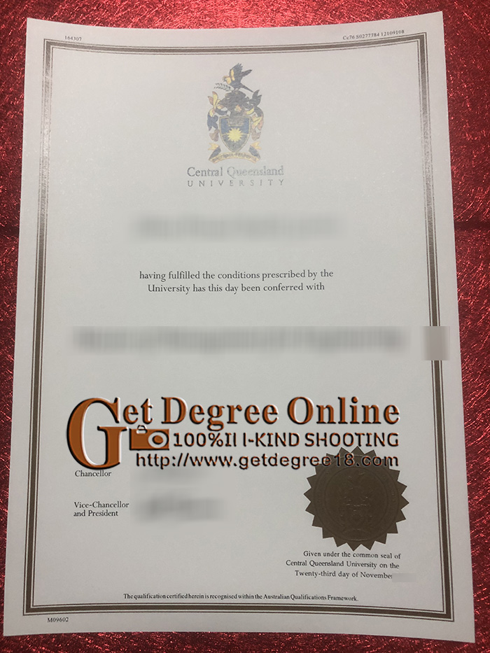 Buy Fake CQU Diploma