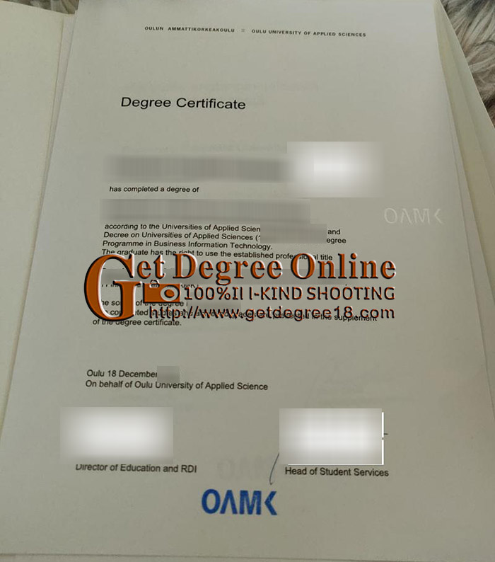 Buy fake OAMK diploma