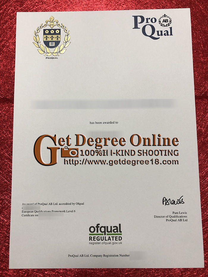 Buy Fake ProQual Diploma