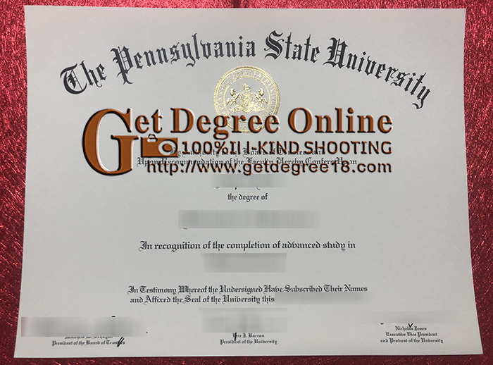 Buy PSU fake diploma