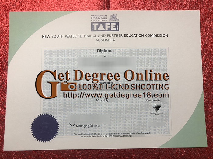 Buy Fake TAFE NSW Diploma