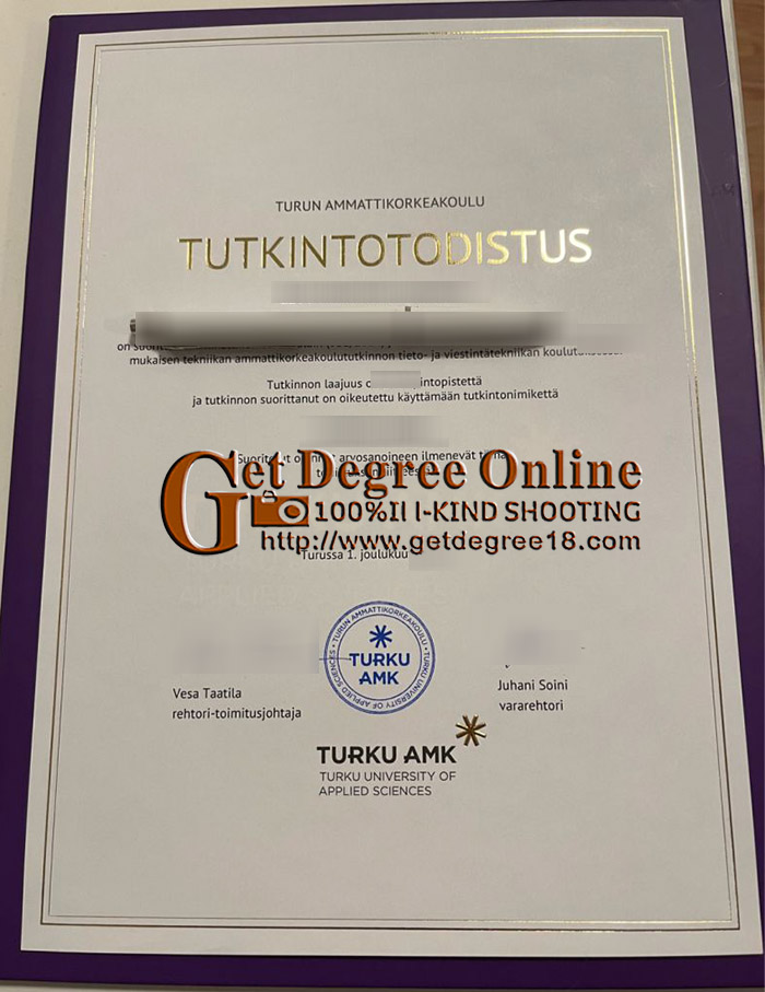 Buy fake TUAS diploma