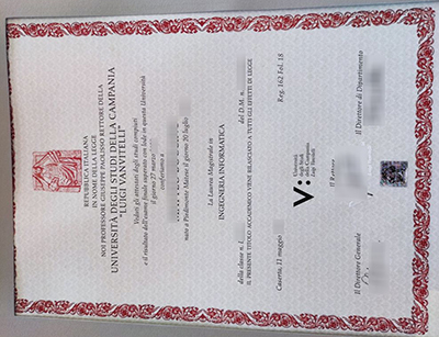 Buy fake University of Campania Luigi Vanvitelli diploma