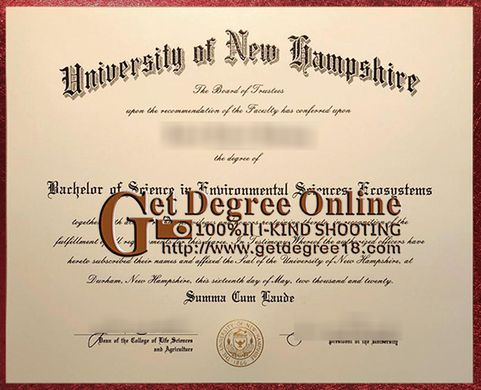 Buy fake UNH diploma