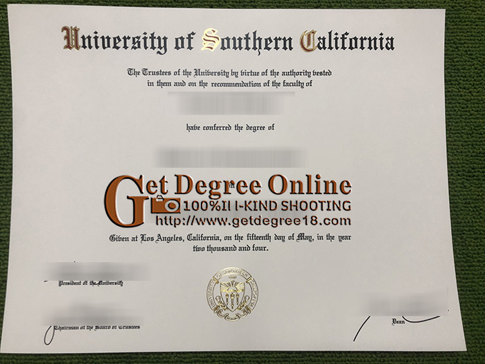 Buy fake USC diploma