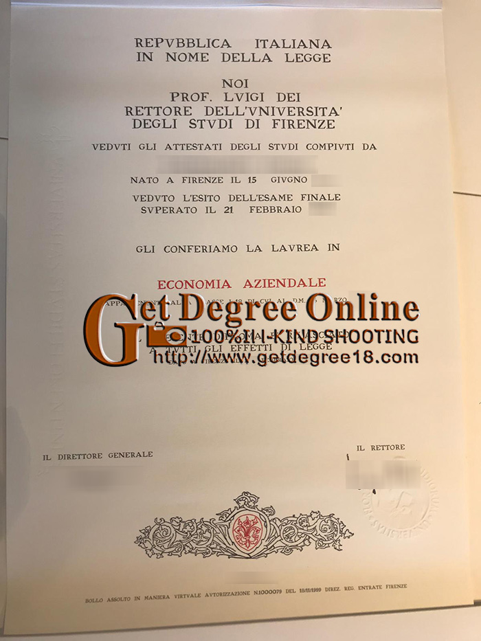 Buy fake UniFI diploma