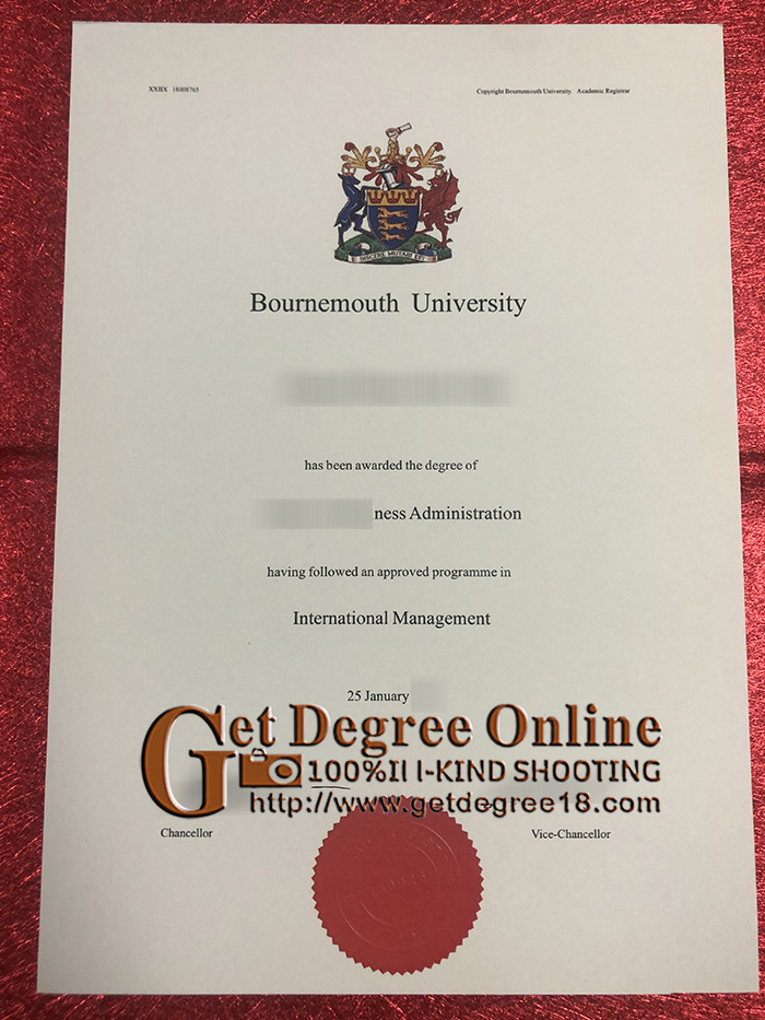 Buy fake Bournemouth University Diploma