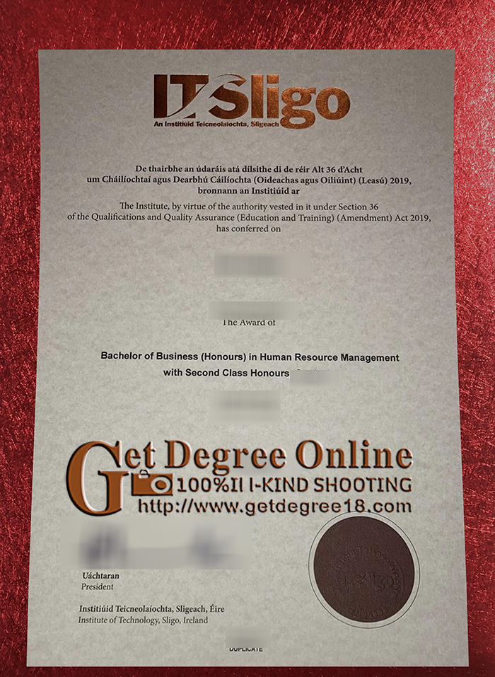 Buy Fake IT Sligo Diploma
