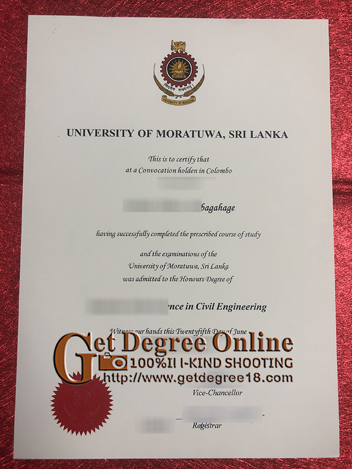 Buy Fake University of Moratuwa Diploma
