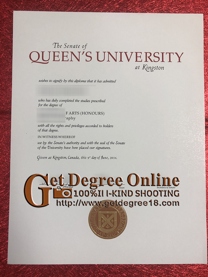 Buy Fake Queen's University Diploma