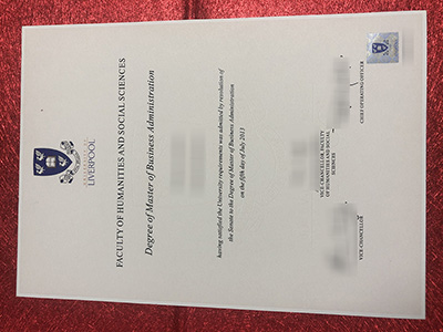 Buy Fake Liverpool University Diploma