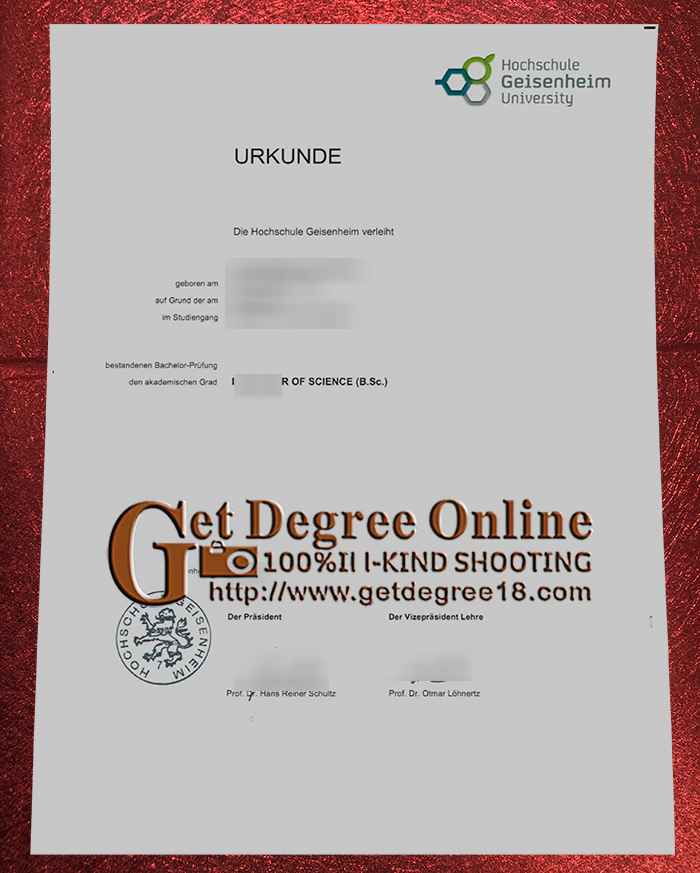 Fake HGU Diploma