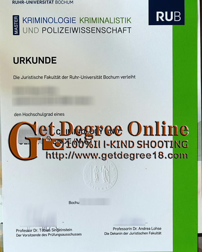 Fake RUB Diploma